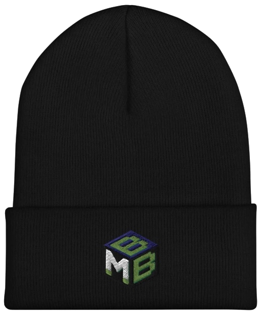 MyBlockBase Cuffed Beanie — front view