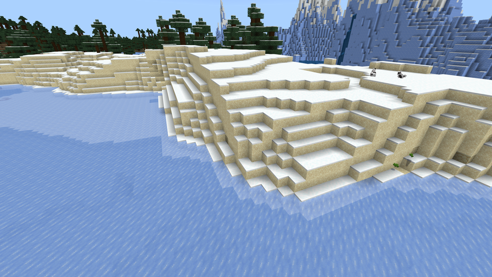 Snowy Beach